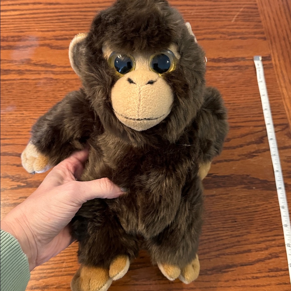 Ty Wild stuffed monkey named brownie with tags